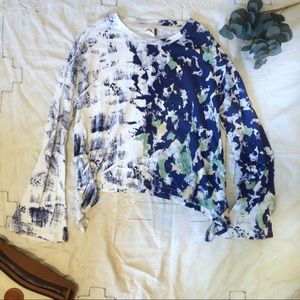 Akemi+Kin Long Sleeve Top Anthropologie Sz XSmall